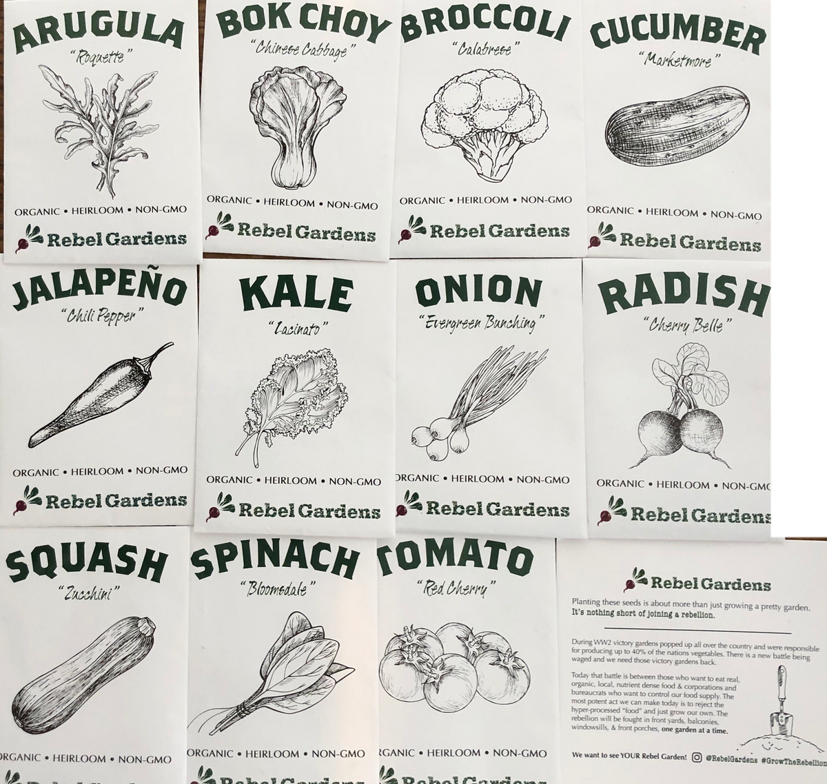 Rustic Vegetable Garden Starter Kit