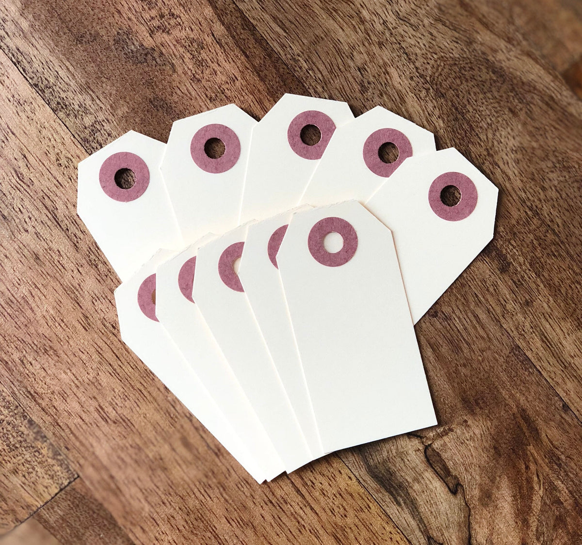 Small manila parcel gift tags, view 2