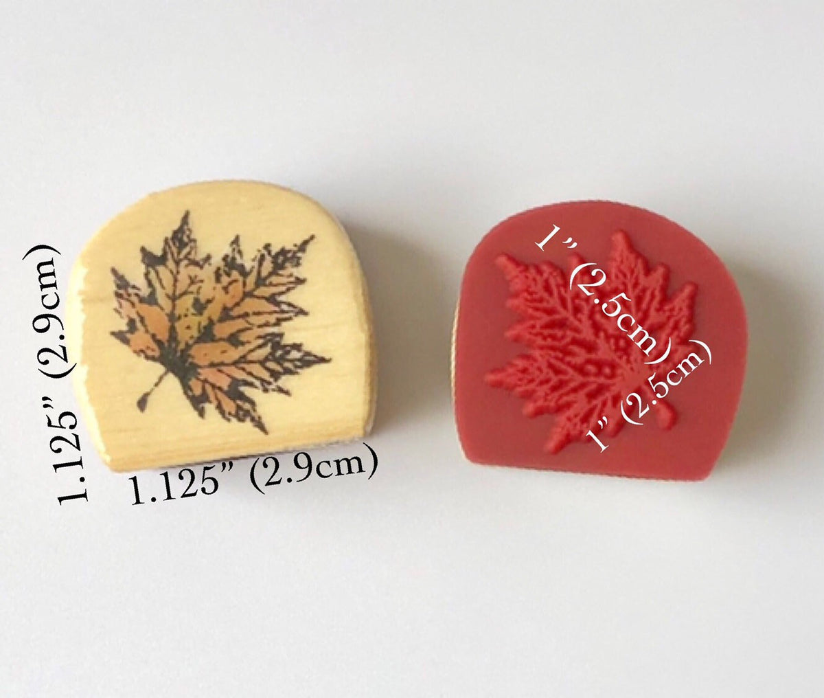 Fall Rubber Stamp Set, Nature Craft Stamps