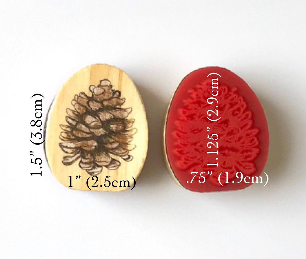 Fall Rubber Stamp Set, Nature Craft Stamps