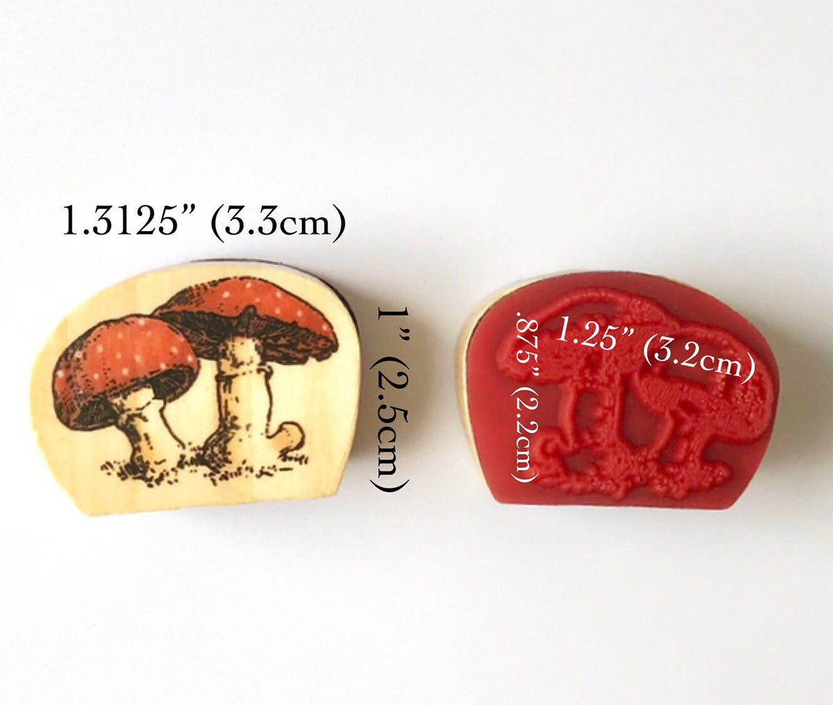 Fall Rubber Stamp Set, Nature Craft Stamps