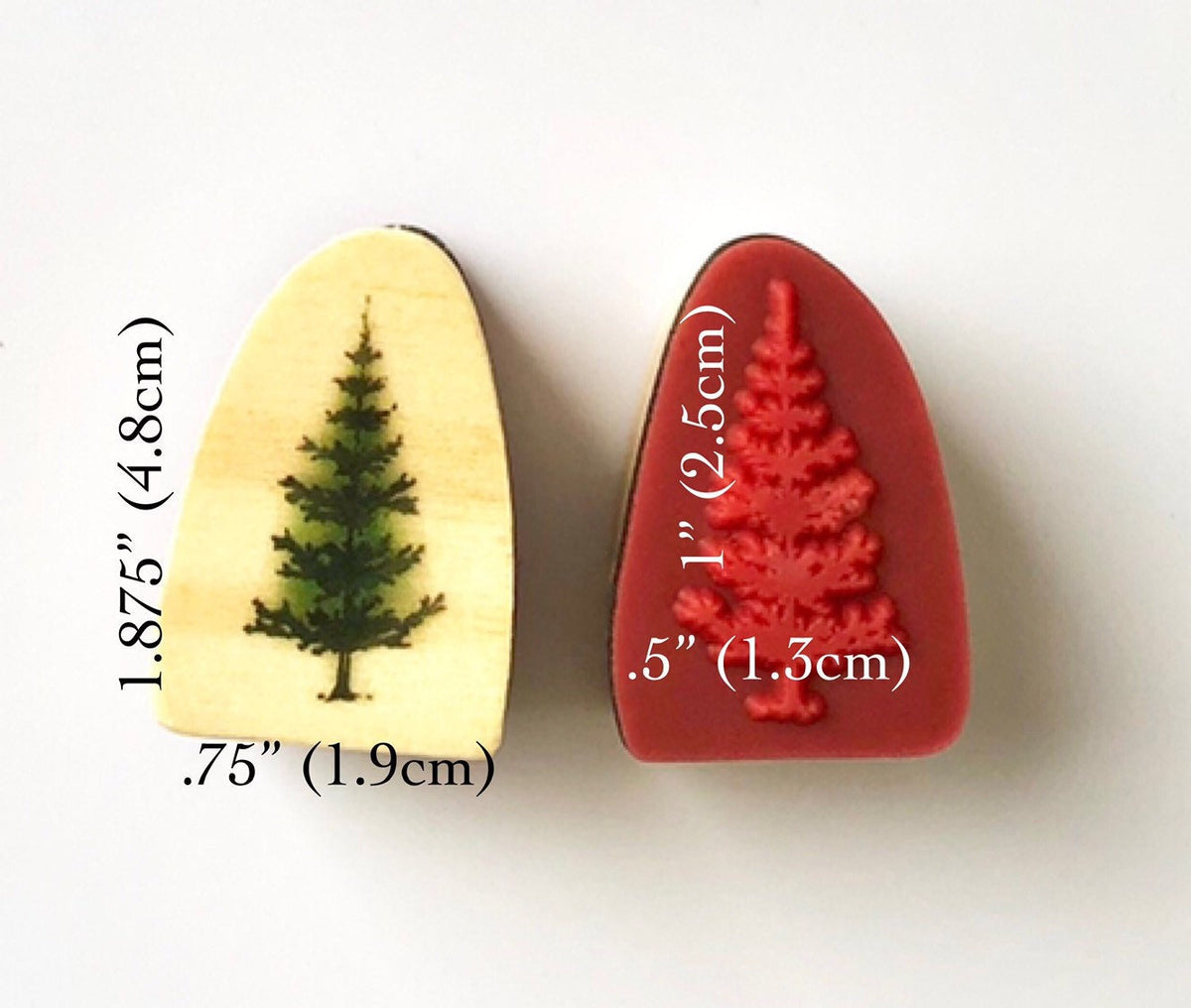 Fall Rubber Stamp Set, Nature Craft Stamps