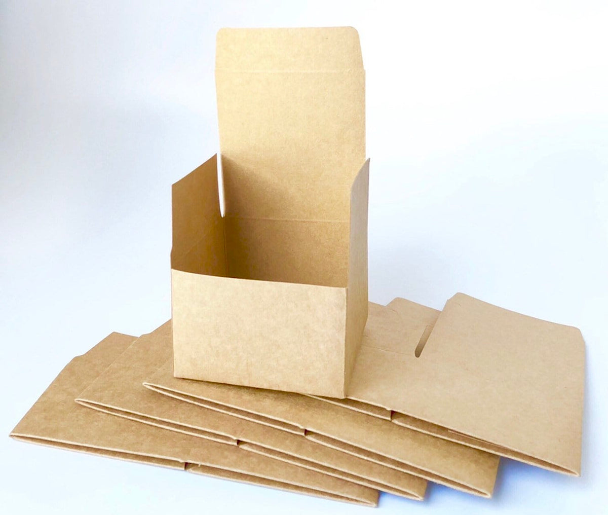 Kraft Favor Gift Box with Lid, 3x3x2 inch
