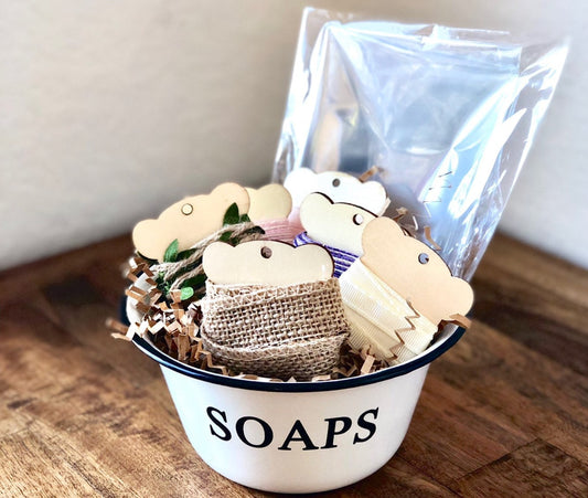 Vintage style Soaps enamel bowl