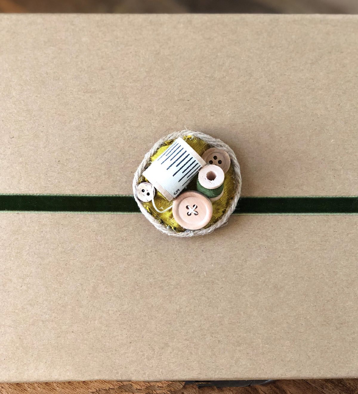 Emerald Olive Velvet Ribbon, 3/8 Inch, 14 ft Spool